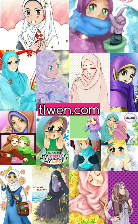 سكرابز بنات محجبات مفرغه للتصميم hijab girls clipart png photos 