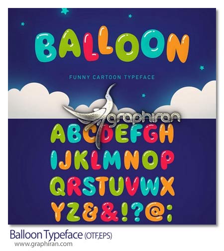 تحميل خط بالون الاجنبي Balloon Font 