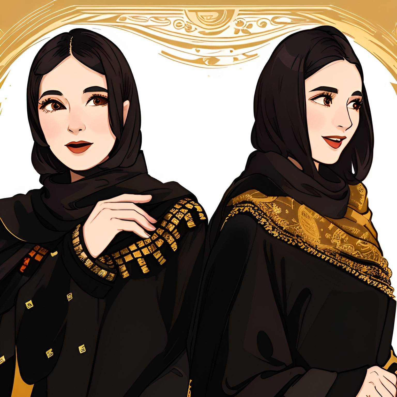 صور أنمي محجبات Hijabi Anime Girls 