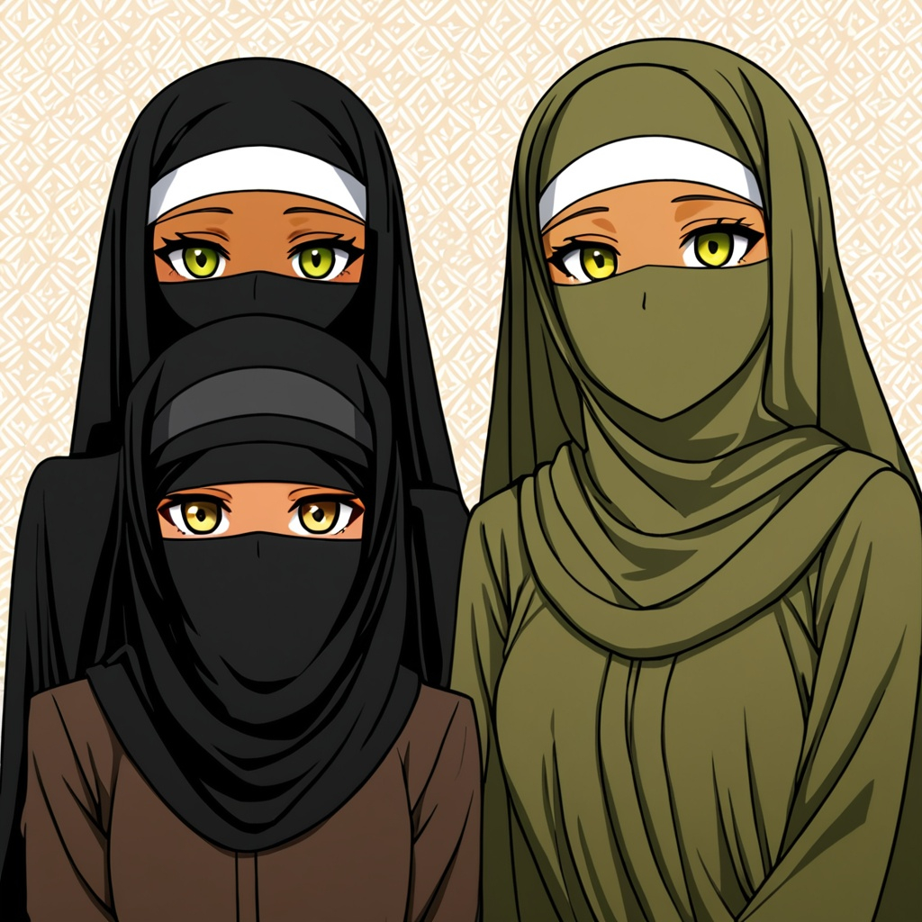 صور أنمي محجبات Hijabi Anime Girls 