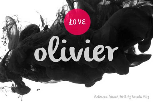 تحميل خط انجليزي اوليفير Olivier font 