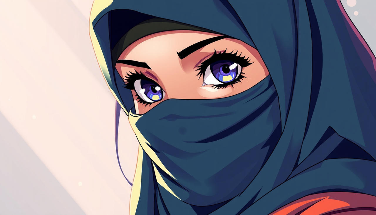 صور أنمي محجبات Hijabi Anime Girls 